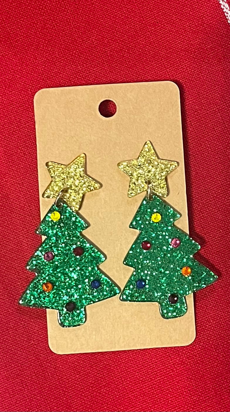 Holiday Tree Earrings