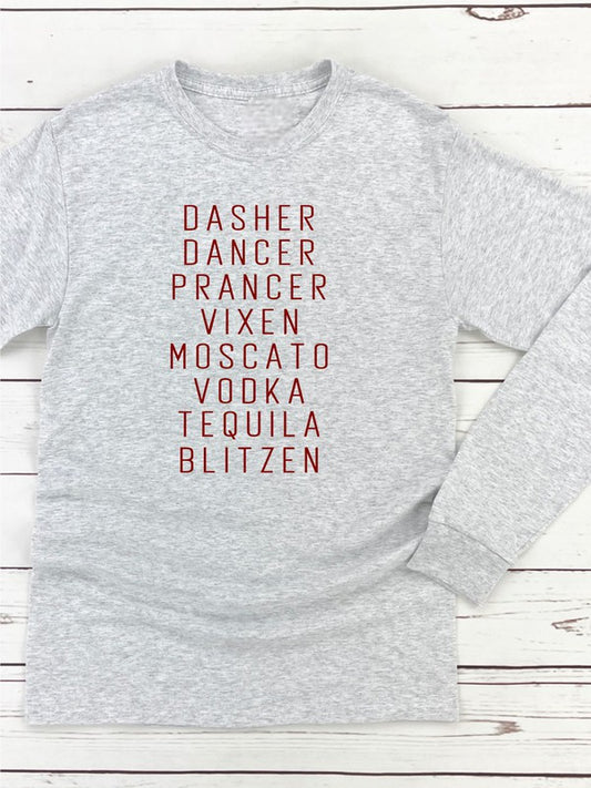 Dasher Dancer Prancer Vixen Boutique Tee