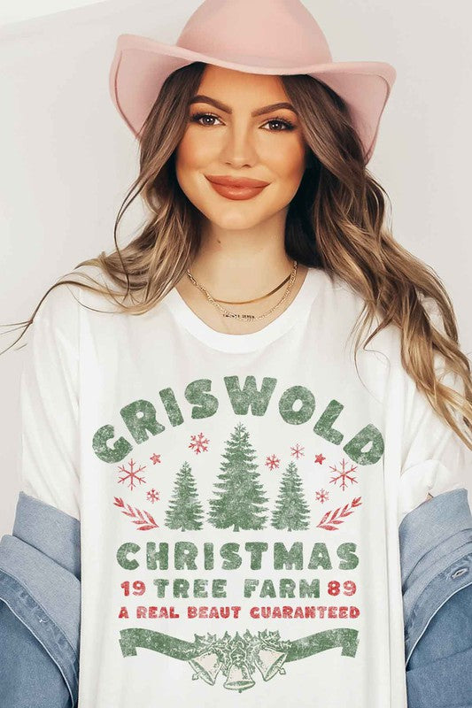 CHRISTMAS TREE FARM GRAPHIC TEE / T-SHIRT