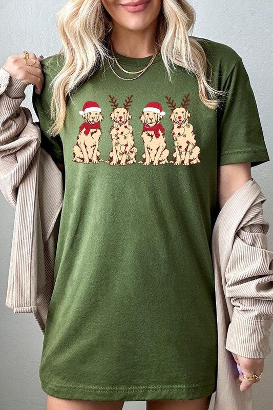 Christmas Dogs Graphic Tee